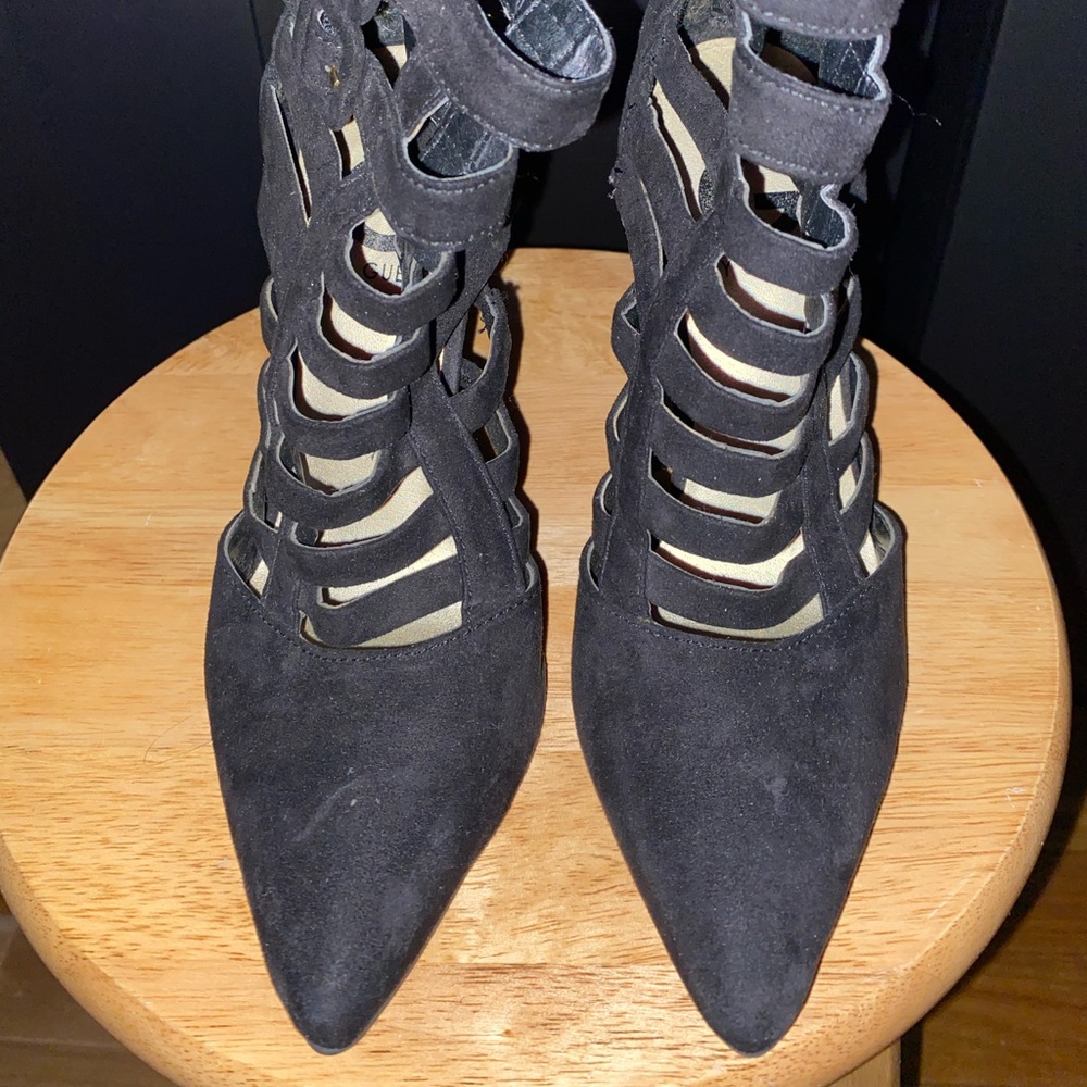 Black ankle boots